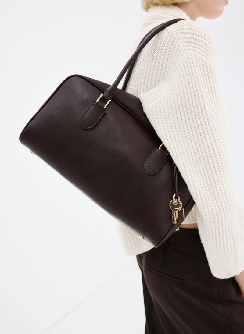 MANGO  Medium bowling bag with charm detail for Women | Best Price UAE